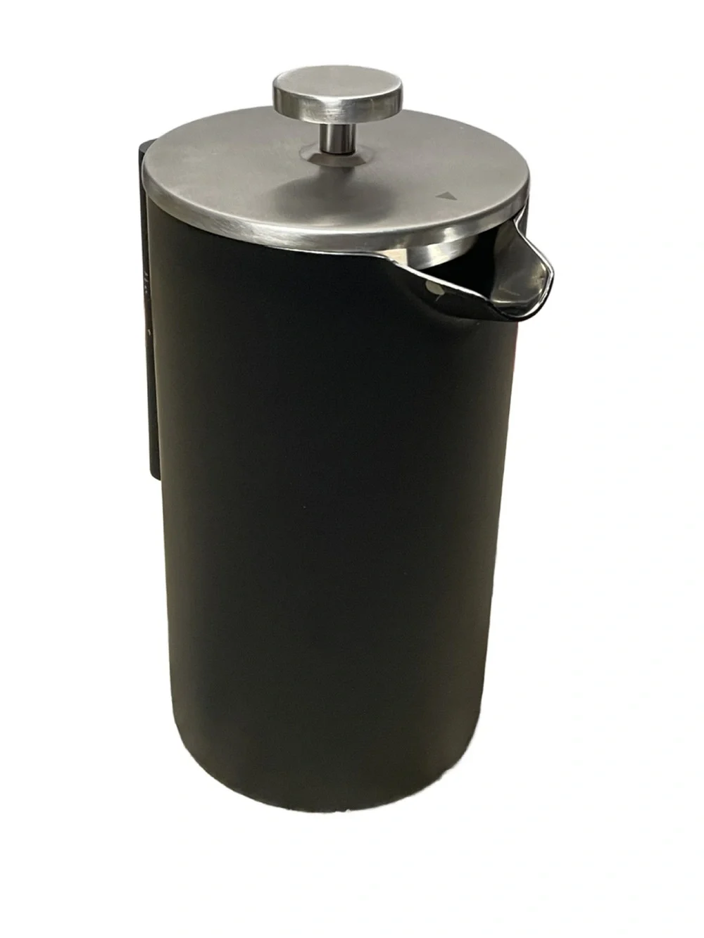 Finedine Matte Black French Press Coffee Maker - Stainless Steel - 34 oz.